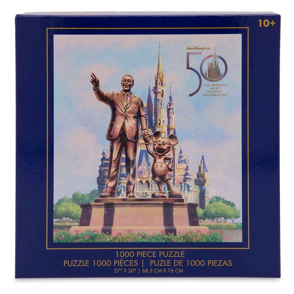 Walt Disney and Mickey Mouse ''Partners'' Puzzle – Walt Disney World 50th Anniversary