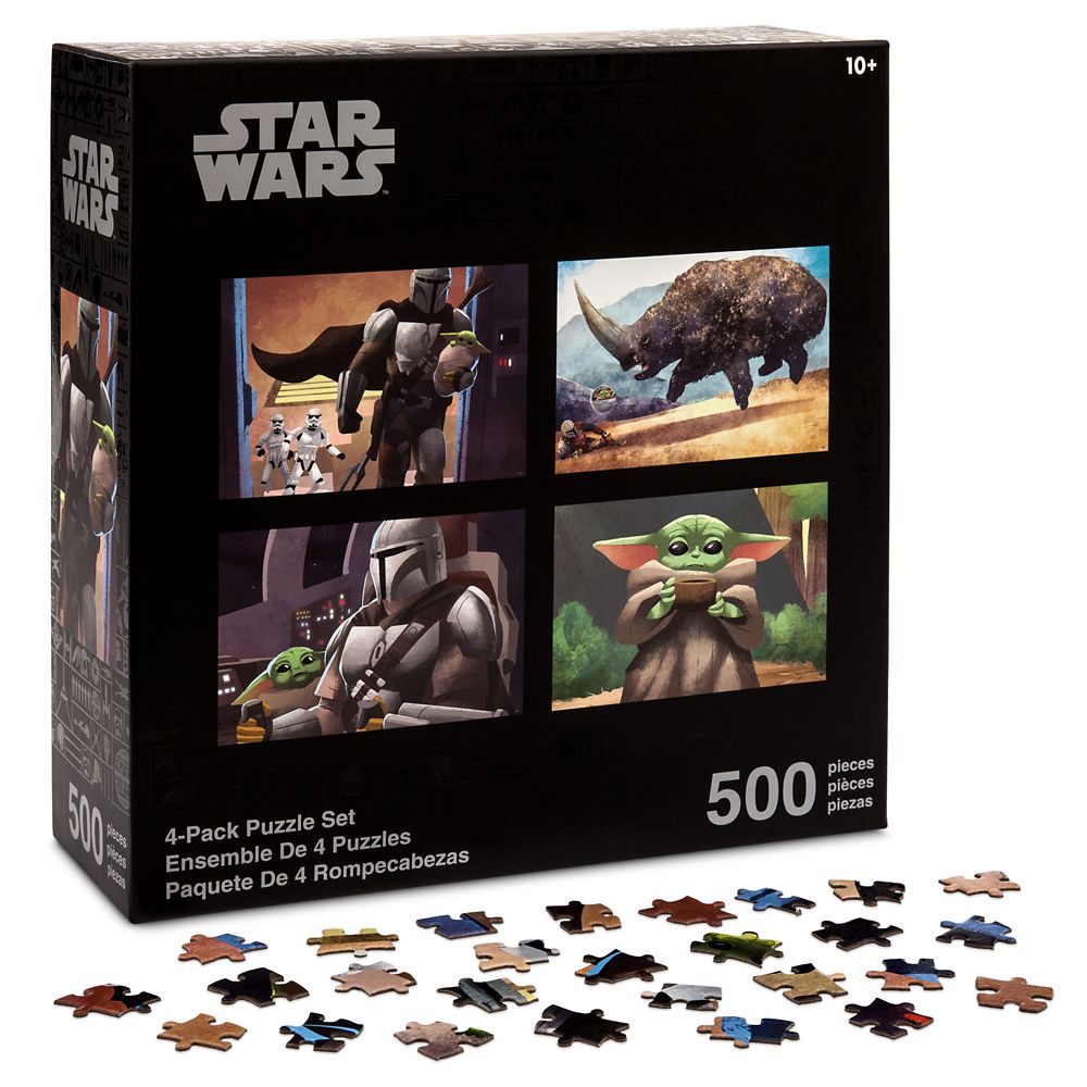 Star Wars: The Mandalorian Four-Pack Puzzle Set is now available