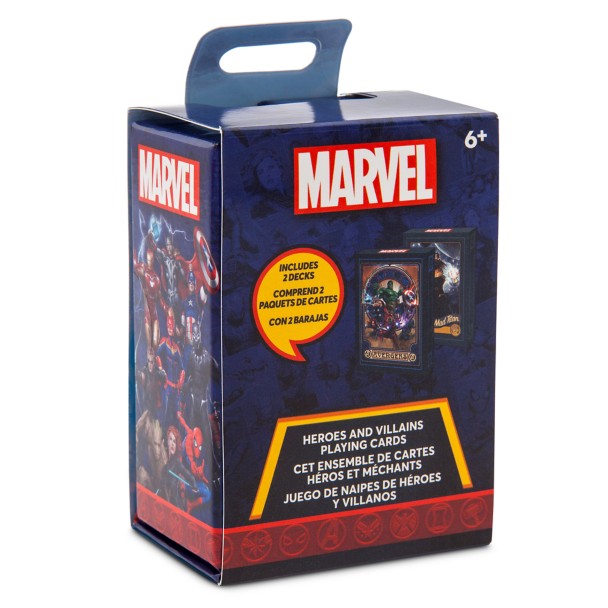 Marvel Heroes and Villains Playing Cards – 2-Pack