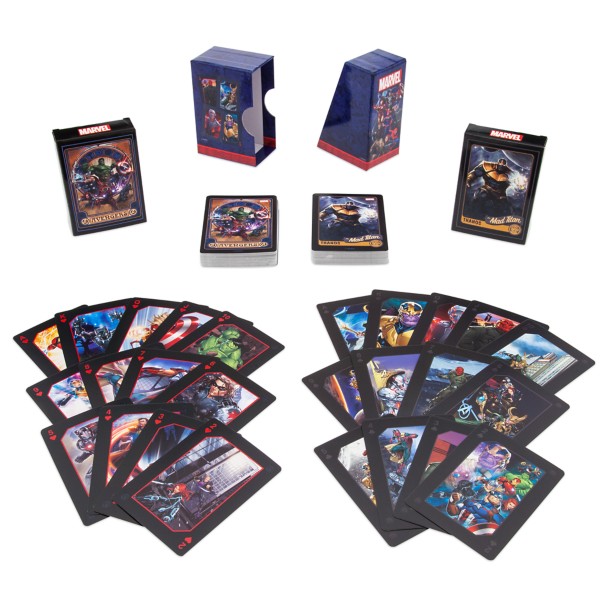 Marvel Heroes and Villains Playing Cards – 2-Pack