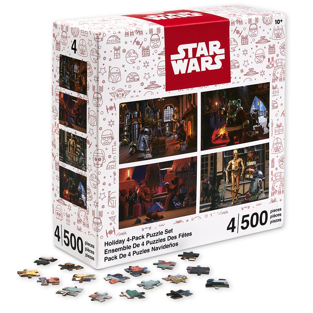 Star Wars Holiday Four-Pack Puzzle Set