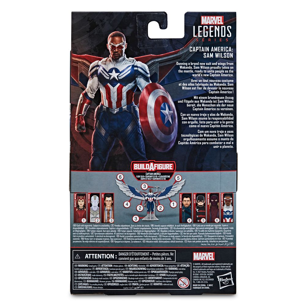 Captain America Action Figure – The Falcon and the Winter Soldier – Marvel Legends