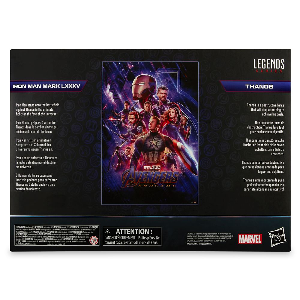 Iron Man Mark LXXXV and Thanos Action Figure Set by Hasbro – Legends Series – The Infinity Saga