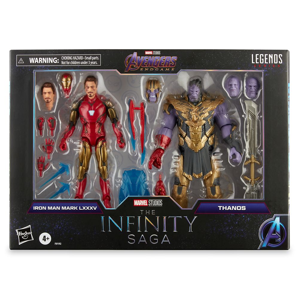 Iron Man Mark LXXXV and Thanos Action Figure Set by Hasbro – Legends Series – The Infinity Saga