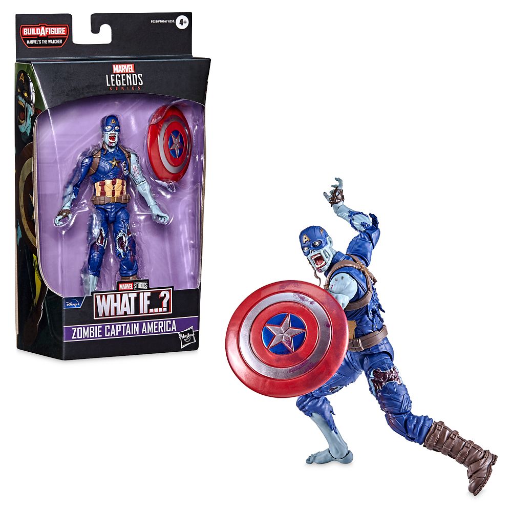 Zombie Captain America Action Figure – Marvel What If...? – Marvel Legends