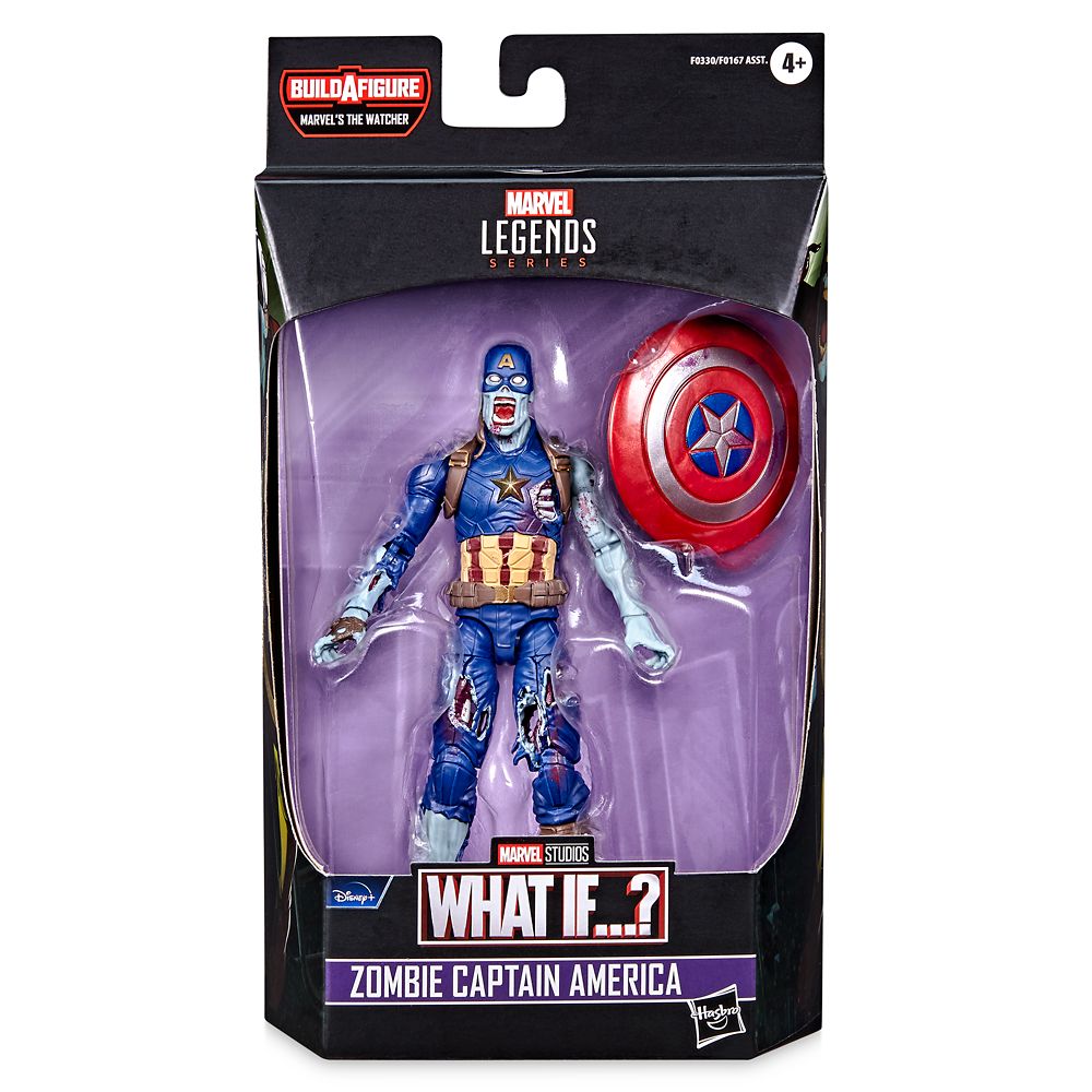 Zombie Captain America Action Figure – Marvel What If...? – Marvel Legends