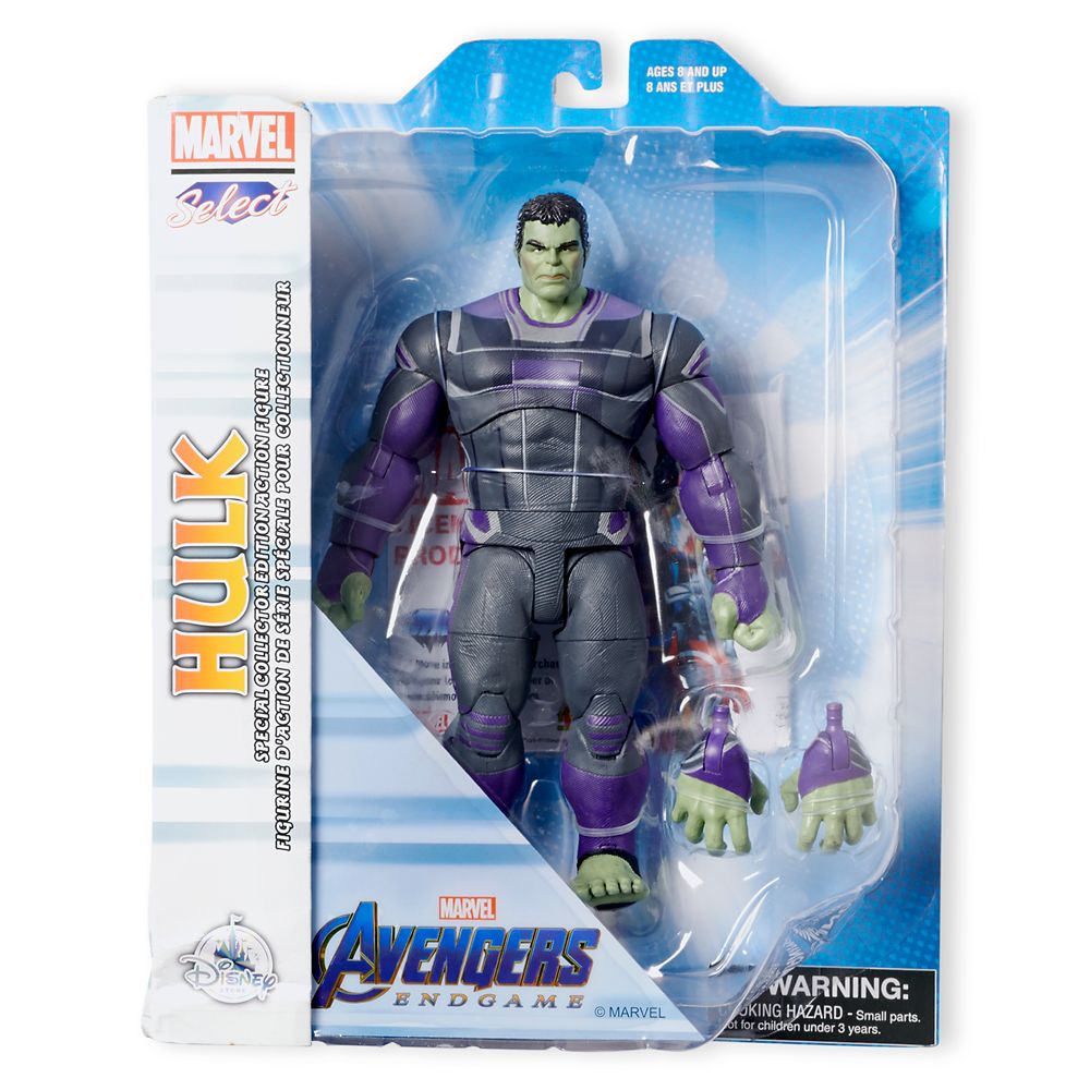Hulk Collector Edition Action Figure – Marvel Select by Diamond – 9'' – Marvel's Avengers: Endgame
