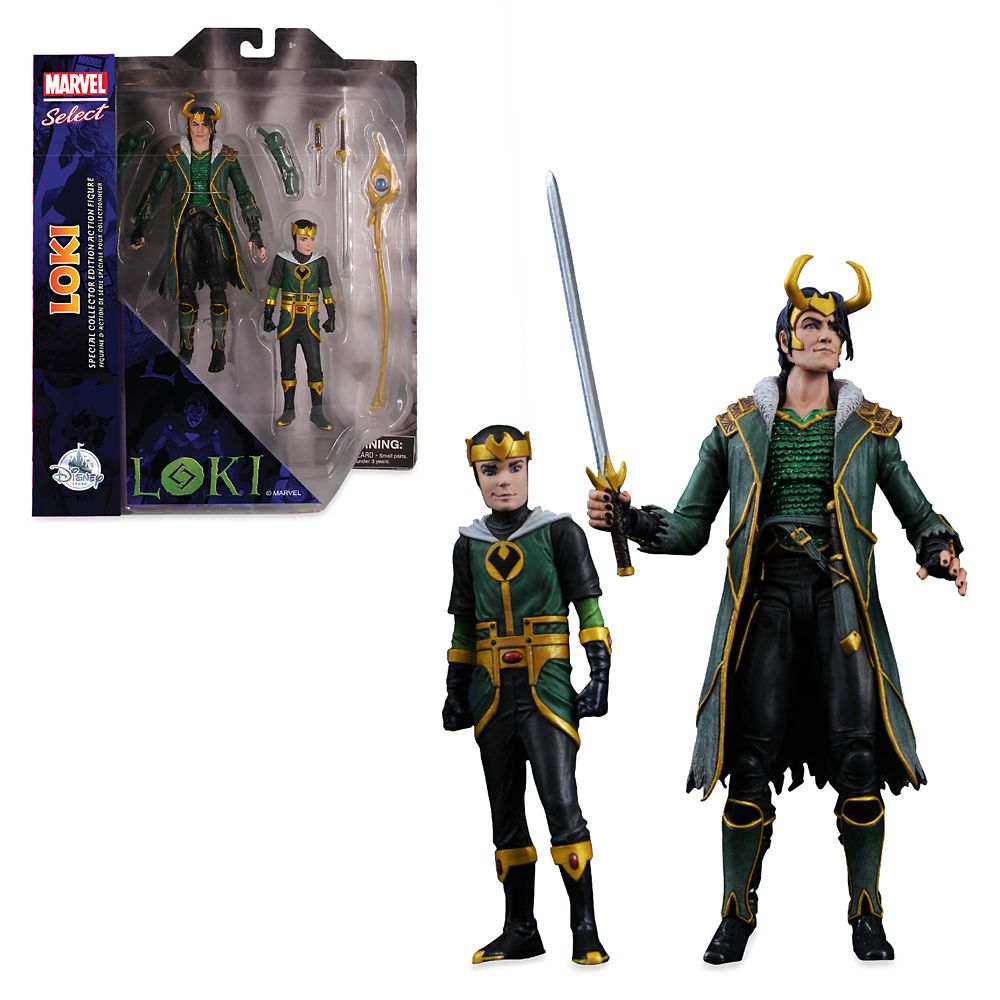 Loki Special Collector Edition Action Figure Set – Marvel Select by Diamond