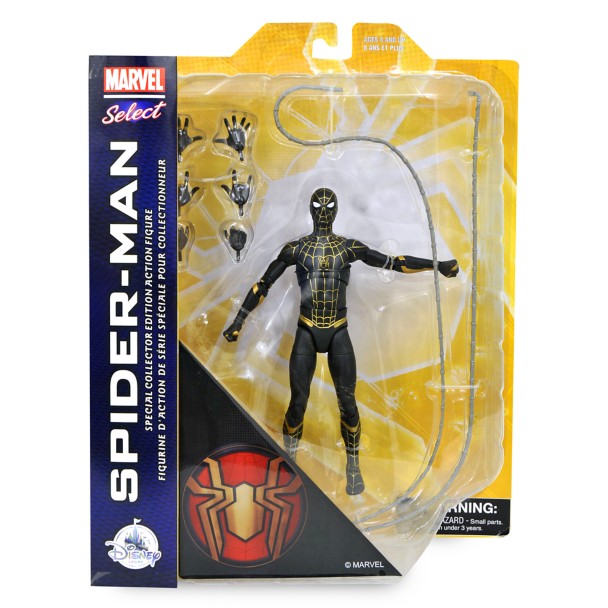 Spider-Man Black Suit Spider-Man: No Way Home Collector Edition Action  Figure – Marvel Select by Diamond – 7'' | shopDisney