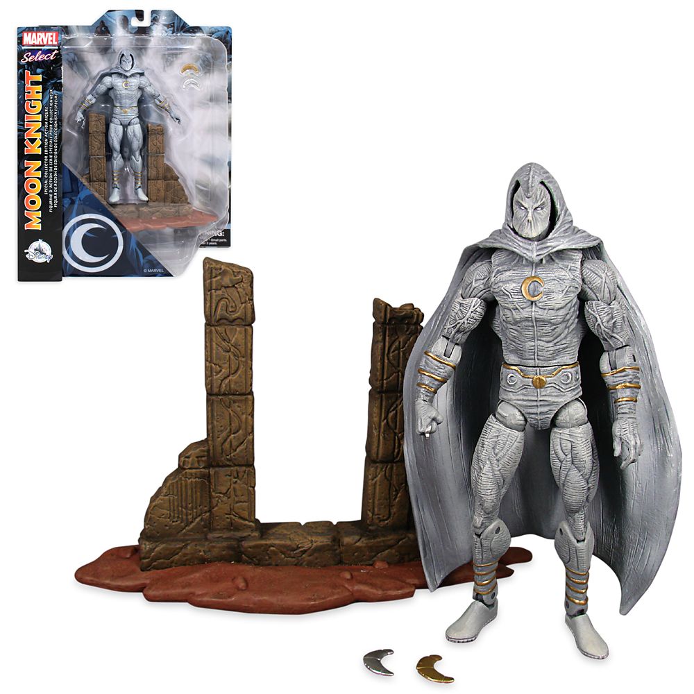 Moon Knight Action Figure – Marvel Select by Diamond – 7” now out for purchase