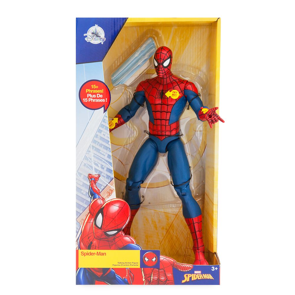 talking plush spiderman