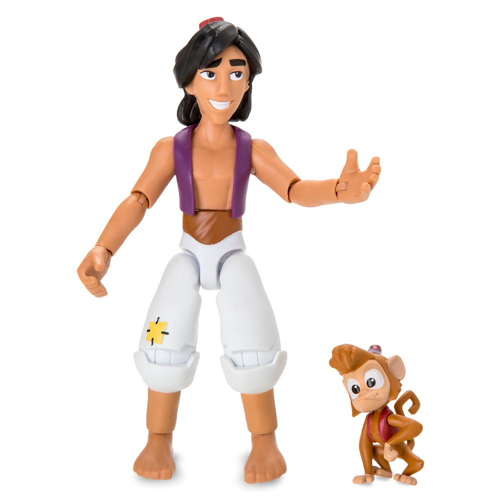 Aladdin Action Figure with Abu – Disney Toybox