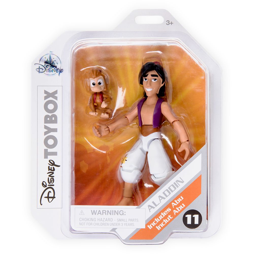 Aladdin Action Figure with Abu – Disney Toybox