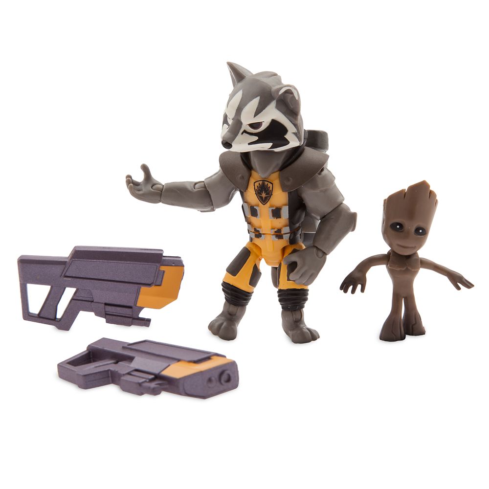 rocket and groot figure