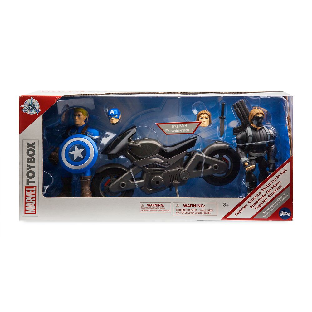 Captain America Motorcycle Set – Marvel Toybox