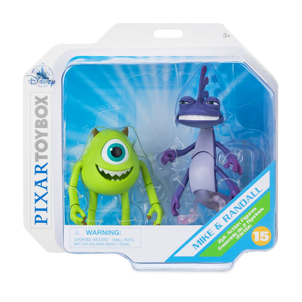 Mike Wazowski and Randall Action Figure Set – Monsters, Inc. – PIXAR Toybox