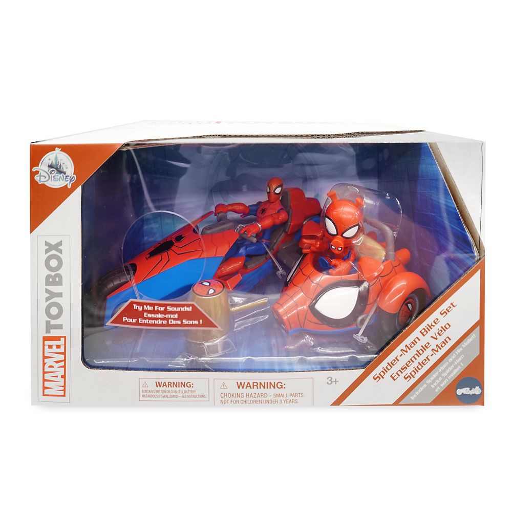 Spider-Man and Spider-Ham Action Figure Bike Set – Marvel Toybox