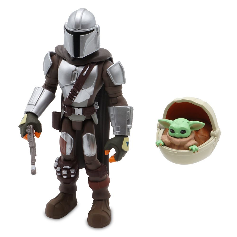 Disney Store Star Wars Toybox The Mandalorian and the Child Action Figure Set 