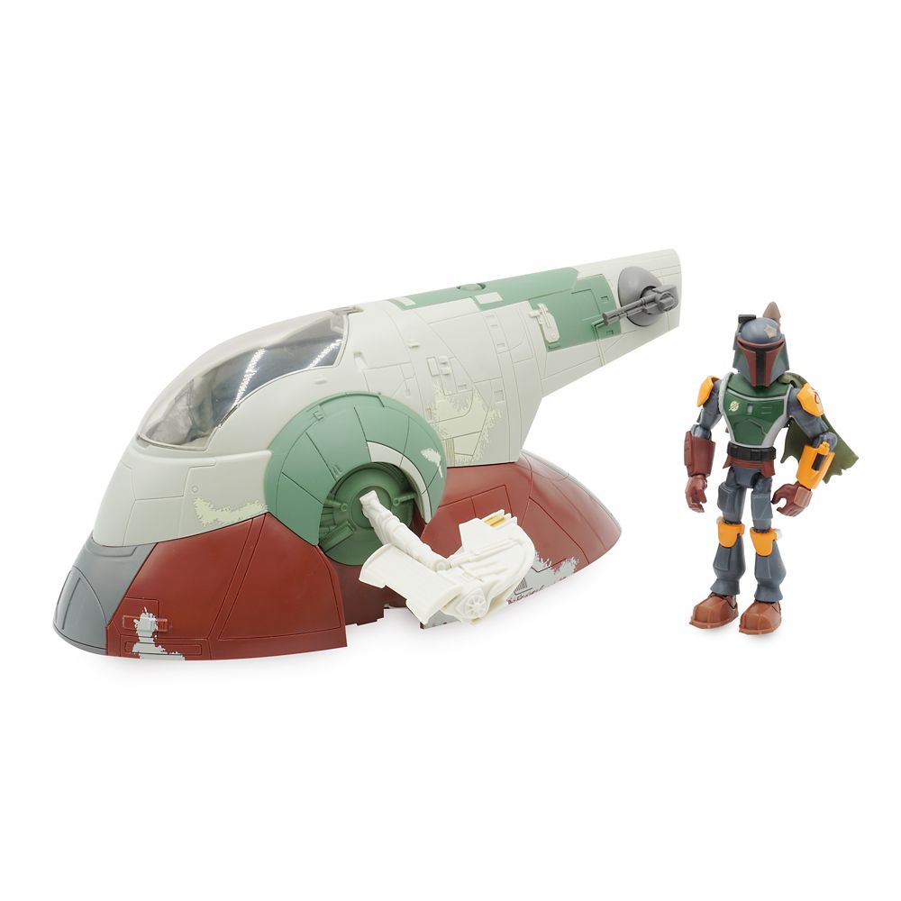 Slave I Ship and Boba Fett Action Figure Play Set – Star Wars Toybox