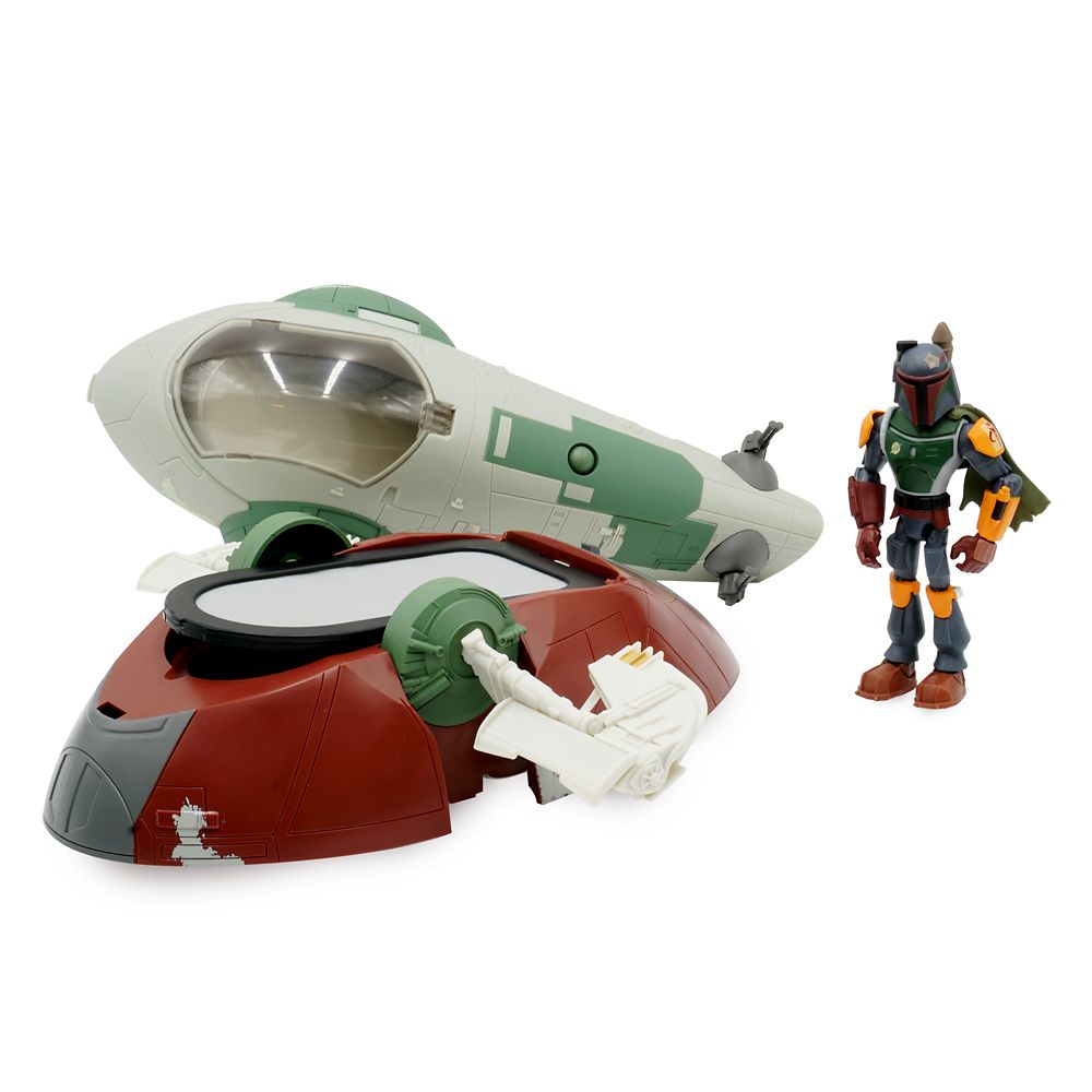 Slave I Ship and Boba Fett Action Figure Play Set – Star Wars Toybox