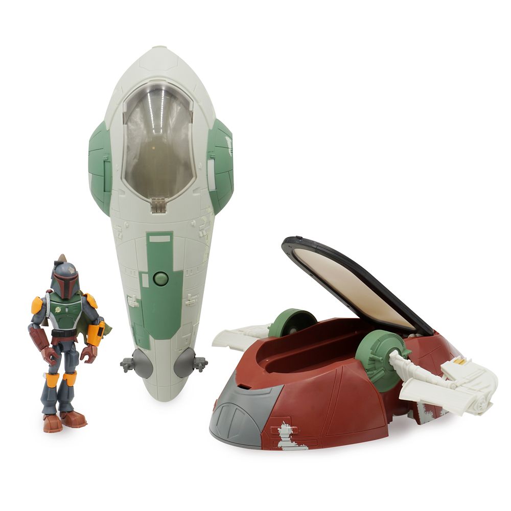 Slave I Ship and Boba Fett Action Figure Play Set – Star Wars Toybox