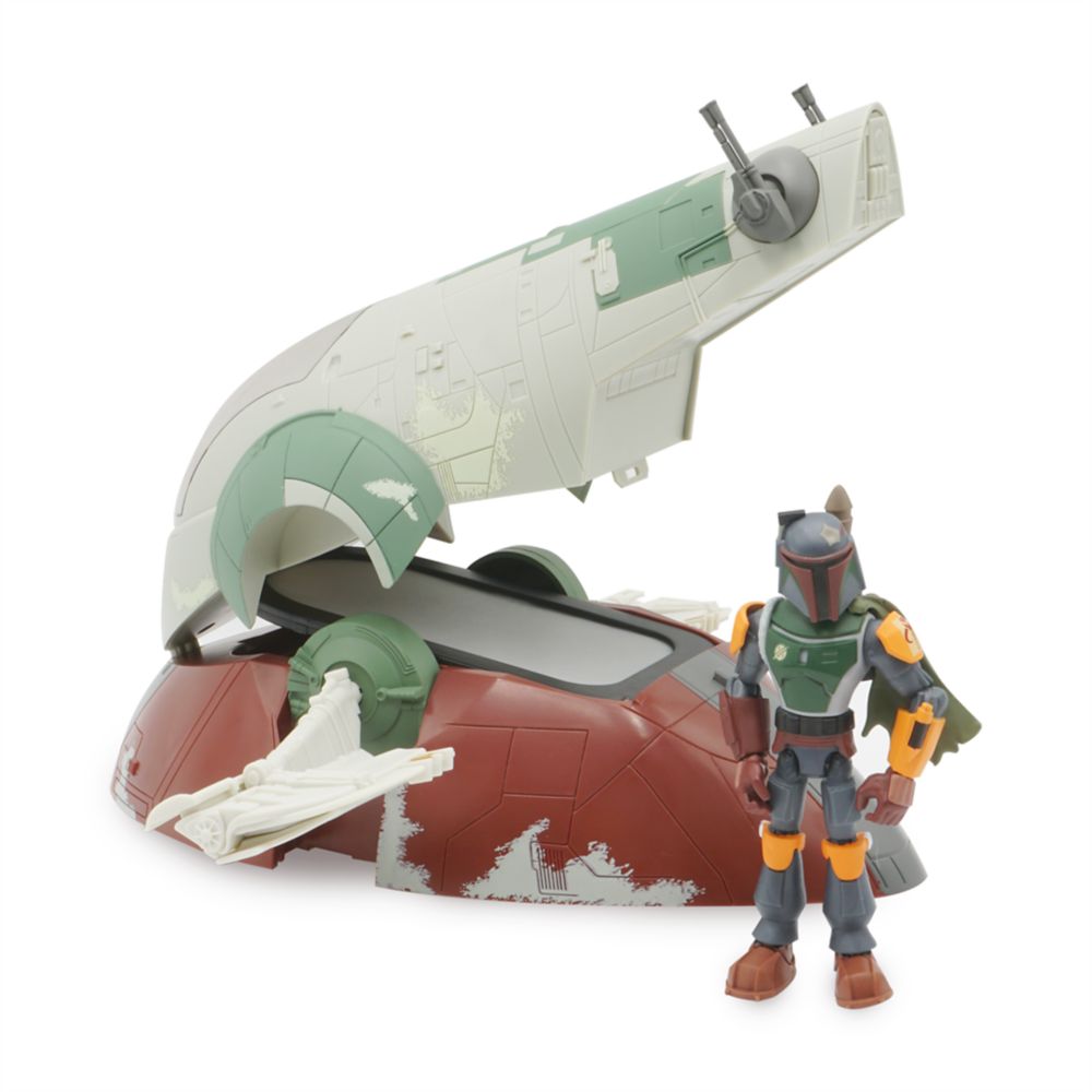 Slave I Ship and Boba Fett Action Figure Play Set – Star Wars Toybox