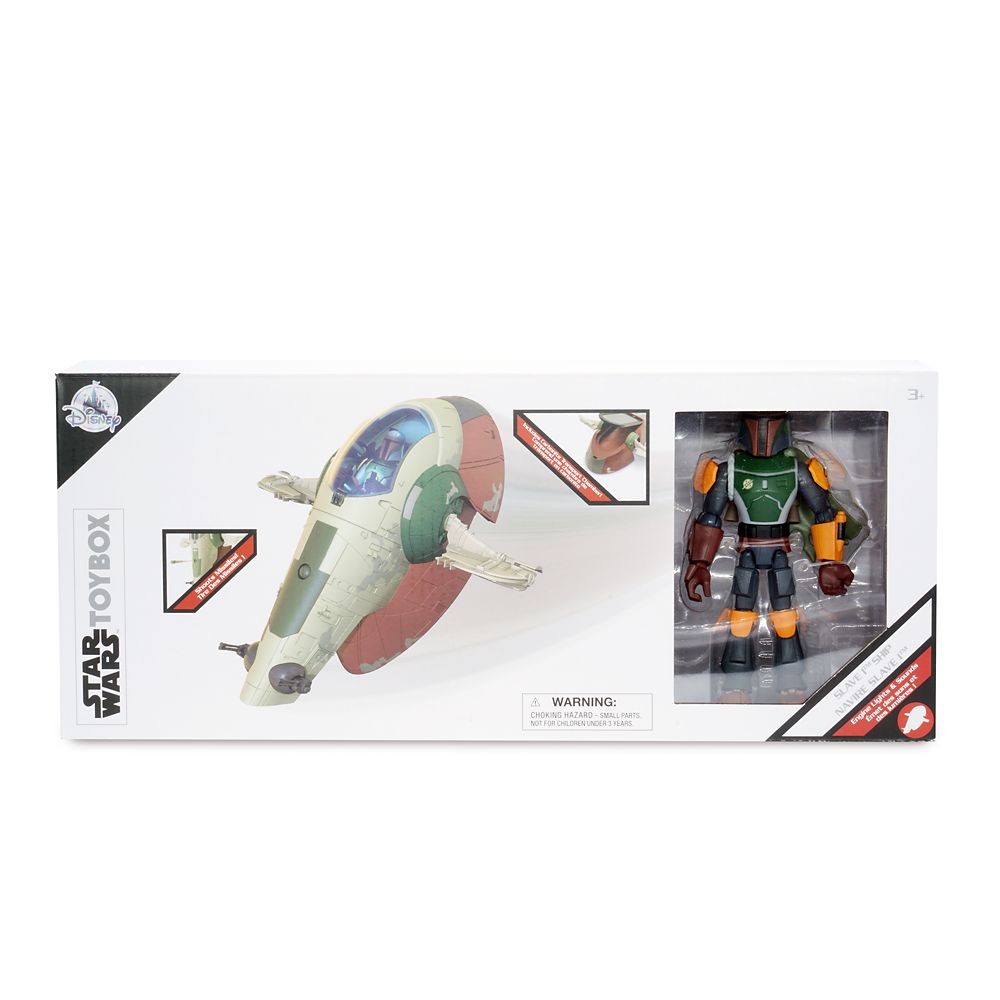 Slave I Ship and Boba Fett Action Figure Play Set – Star Wars Toybox