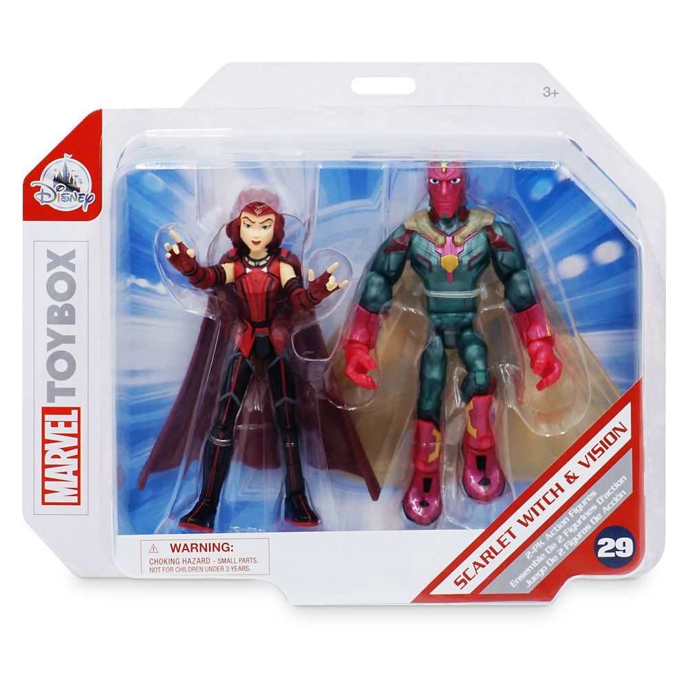 Scarlet Witch and Vision Action Figure Set – WandaVision – Marvel Wars Toybox