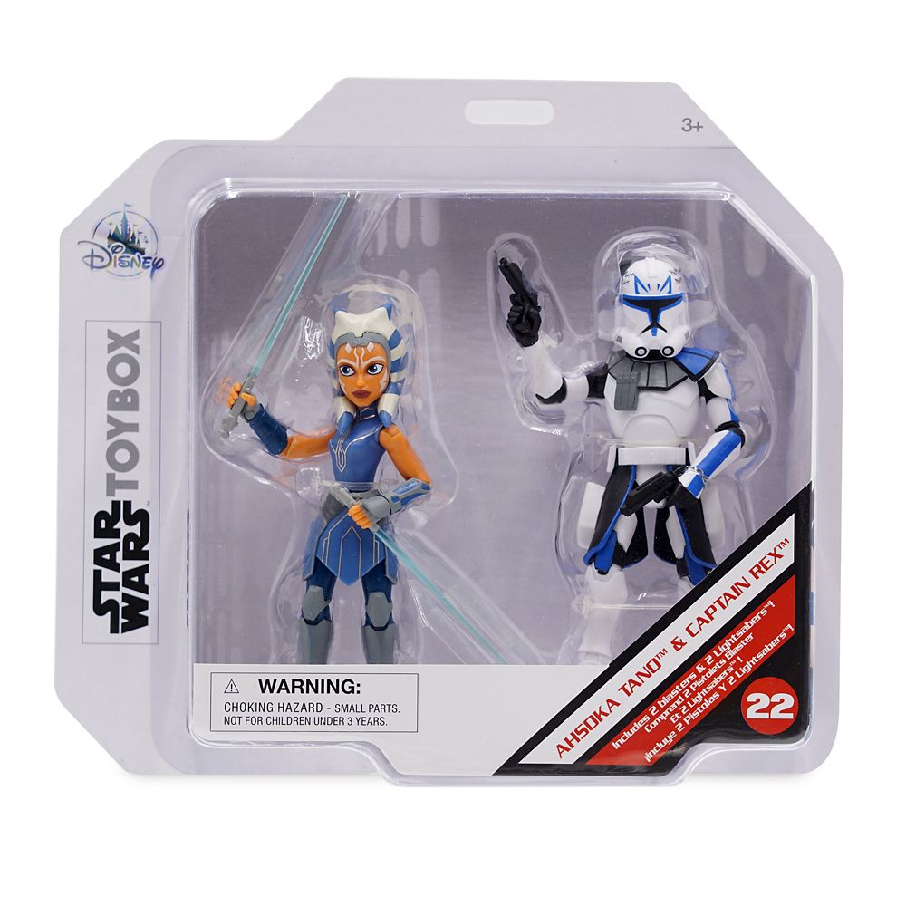 Ahsoka Tano and Captain Rex Action Figure Set – Star Wars Toybox