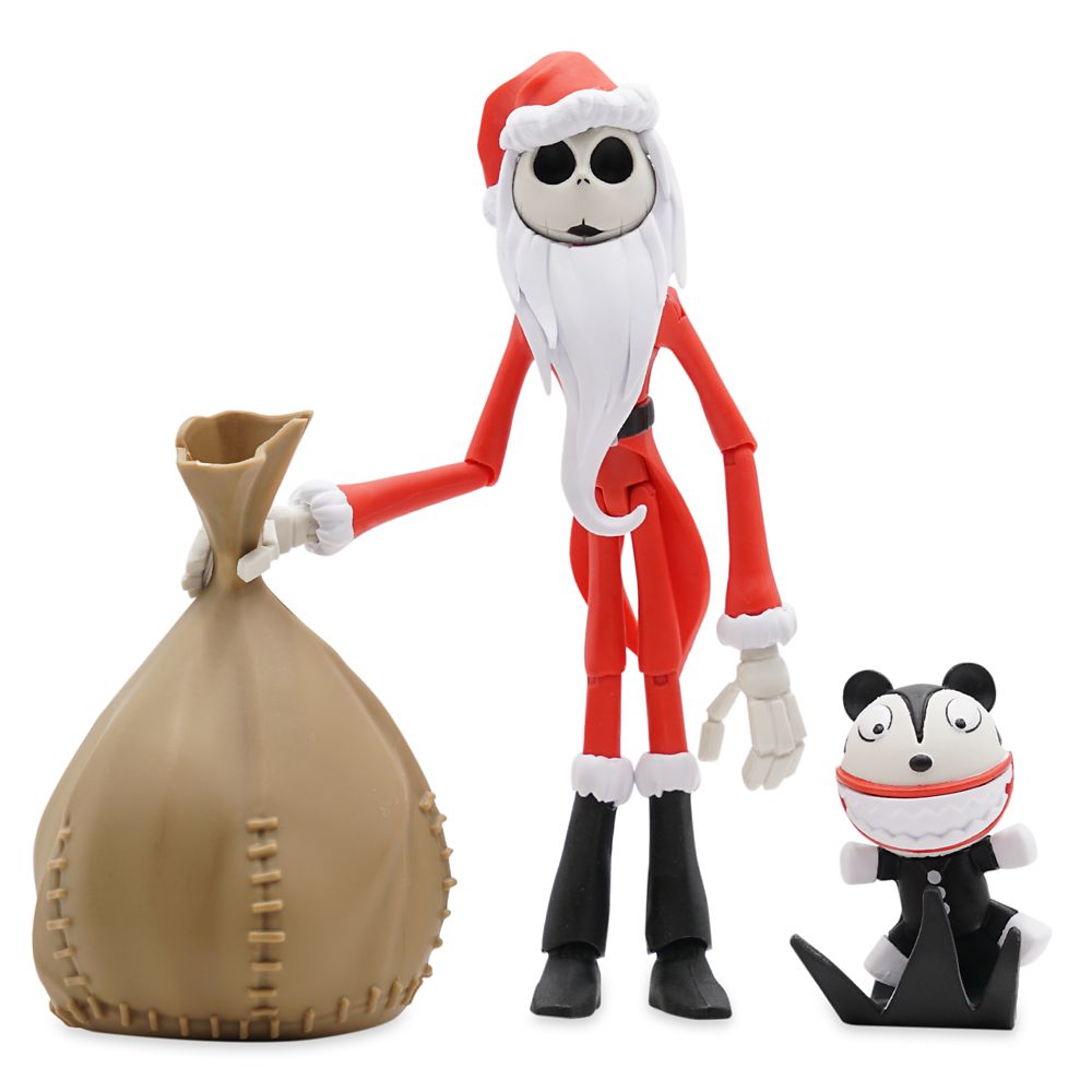 Santa Jack Skellington Action Figure – Tim Burton's The Nightmare Before Christmas – Disney Toybox