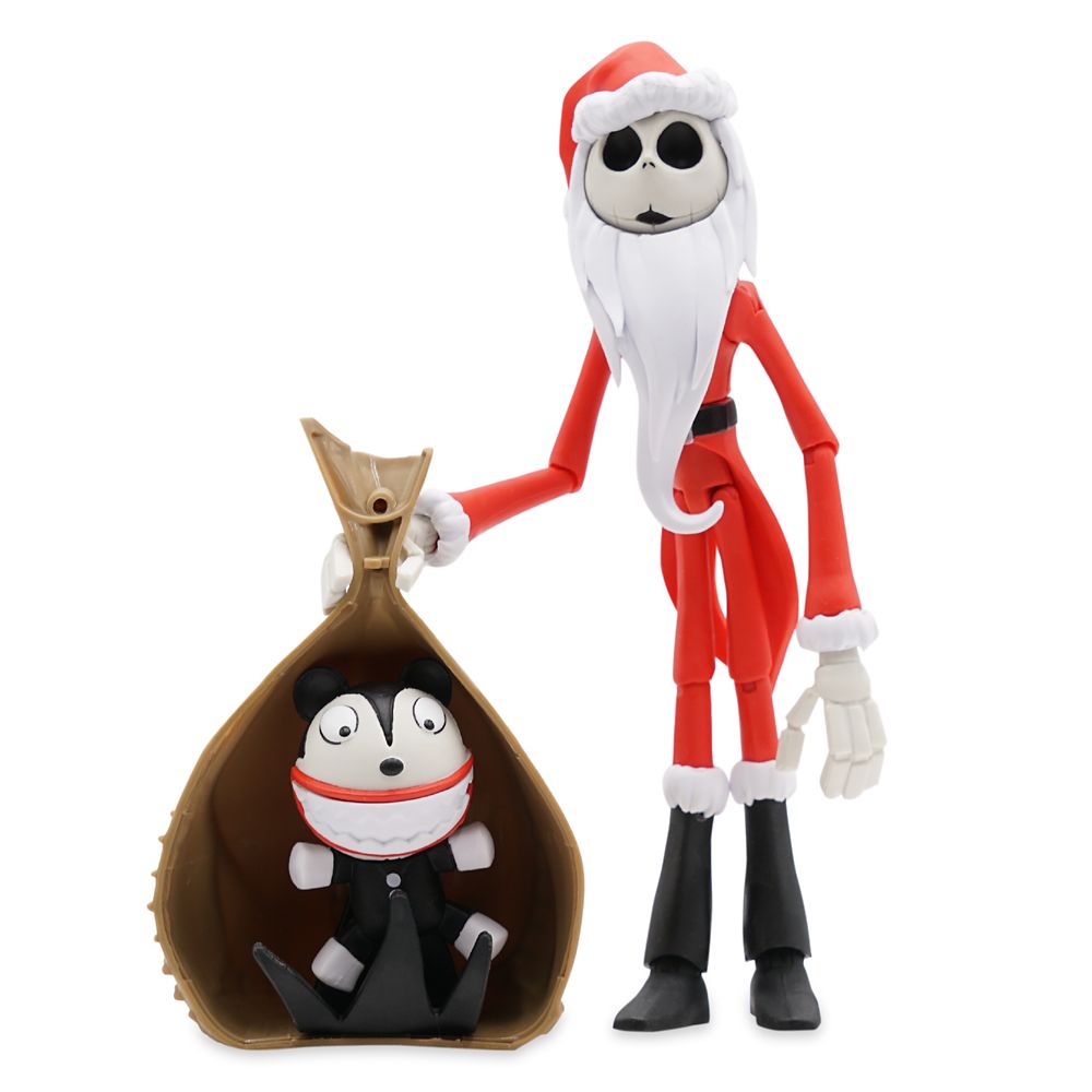 Santa Jack Skellington Action Figure – Tim Burton's The Nightmare Before Christmas – Disney Toybox