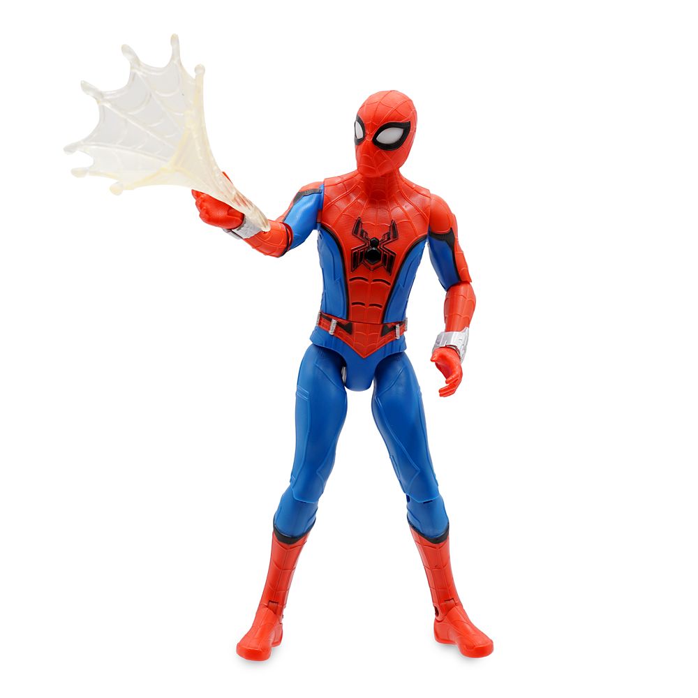 Spiderman talking shop doll