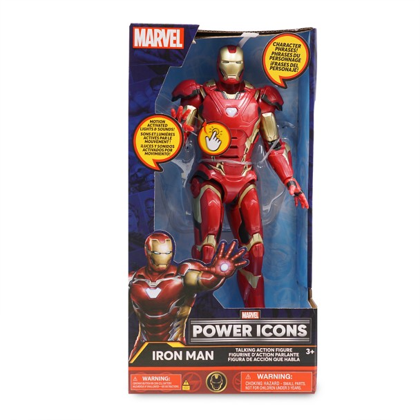 Disney Store Figurine Iron Man articulée et parlante