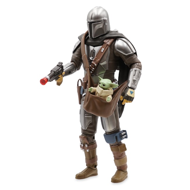 Details about   Disney Store THE MANDALORIAN Talking Action Figure 15"  Star Wars NEW 