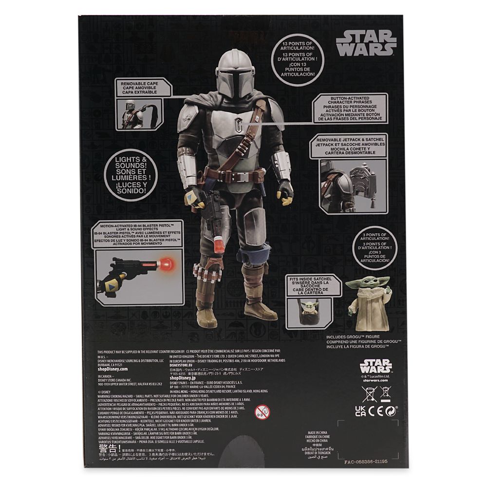 mandalorian talking action figure