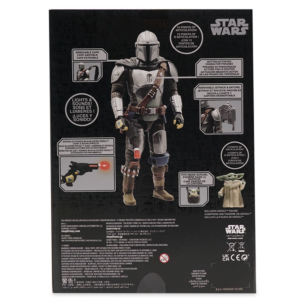 the mandalorian talking action figure