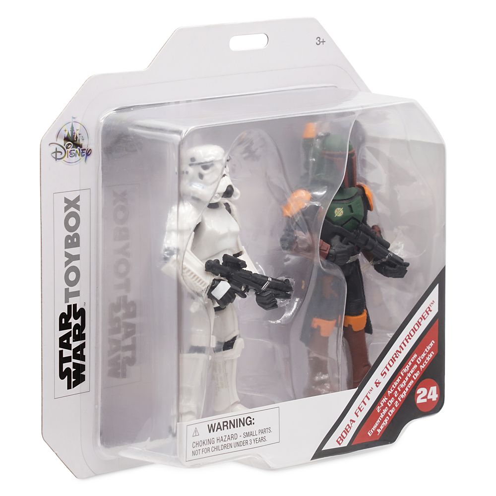 Boba Fett and Stormtrooper Action Figure Set – Star Wars Toybox