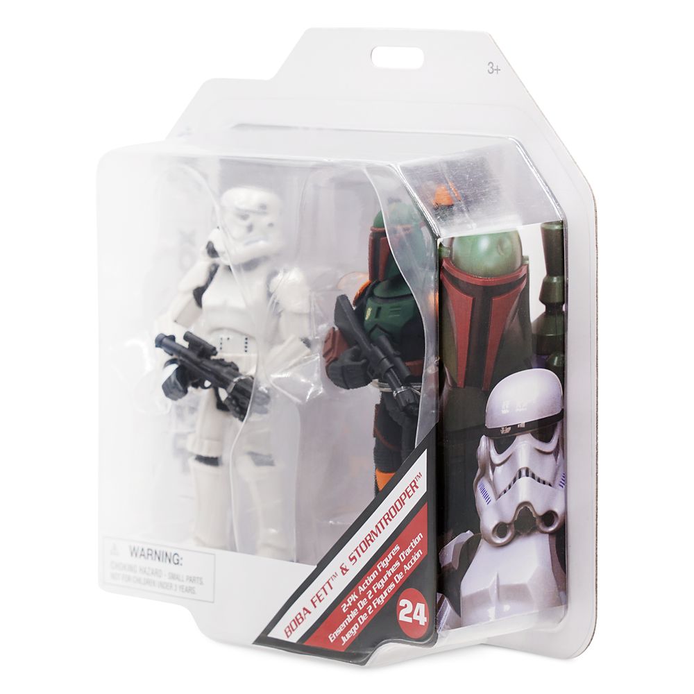 Boba Fett and Stormtrooper Action Figure Set – Star Wars Toybox