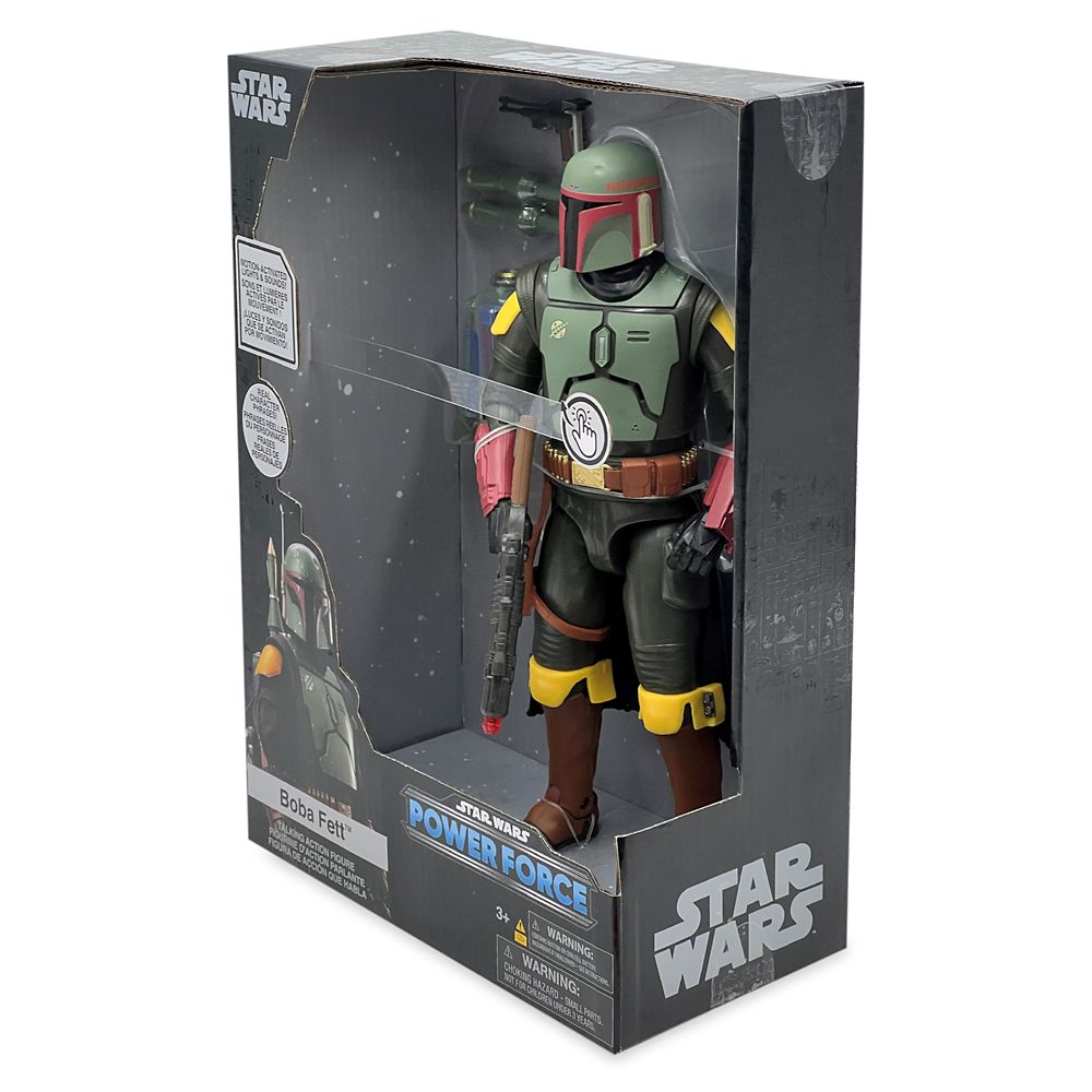 Boba Fett Talking Action Figure – Star Wars Power Force – 10'' H