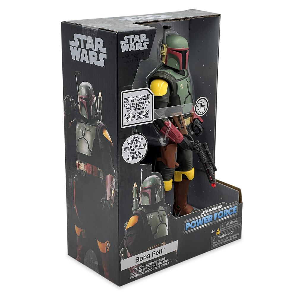 Boba Fett Talking Action Figure – Star Wars Power Force – 10'' H