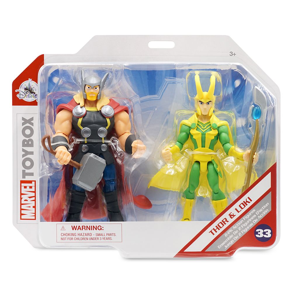 Thor and Loki Action Figure Set – Marvel Toybox