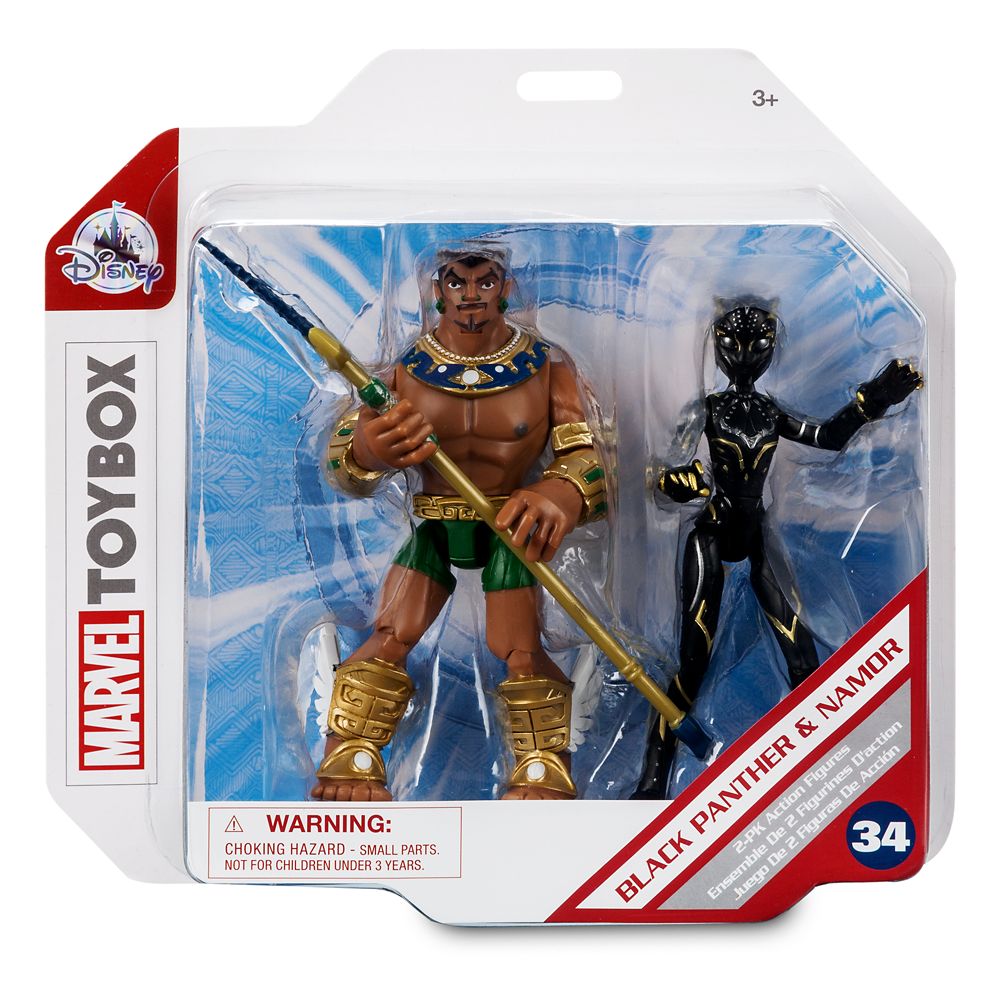 Black Panther and Namor Action Figure Set – Marvel Toybox