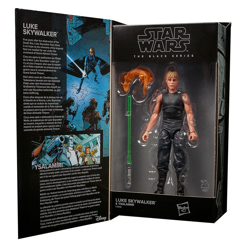 Luke Skywalker & Ysalamiri Action Figure Set – Lucasfilm: 50th Anniversary – Star Wars The Black Series by Hasbro