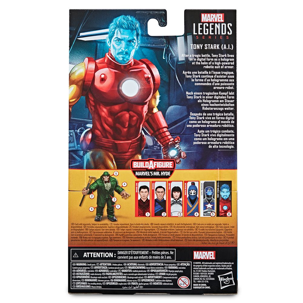 Tony Stark (A.I.) Action Figure – Iron Man – Marvel Legends