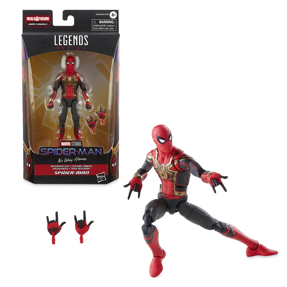 Spider-Man Integrated Suit Action Figure by Hasbro – Legends Series – Spider-Man: No Way Home