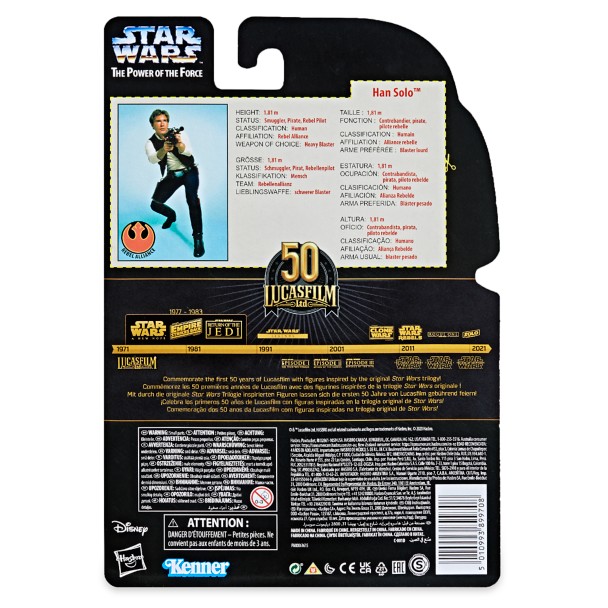Han Solo Action Figure by Hasbro – Star Wars: The Black Series – 6''