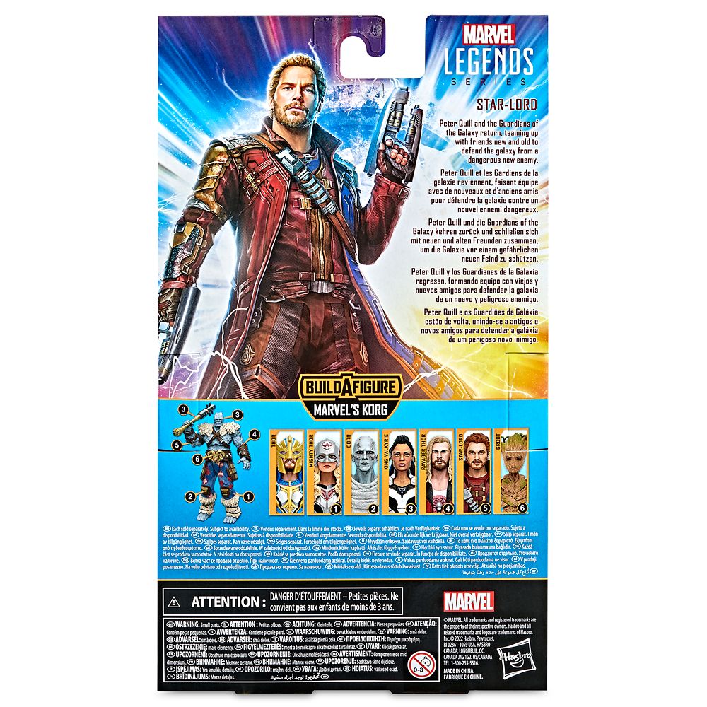 Star-Lord Action Figure by Hasbro – Thor: Love and Thunder – Legends Series