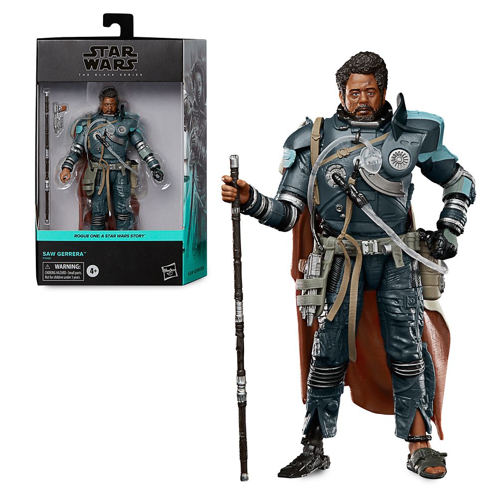 Saw Gerrera Action Figure – Rogue One: A Star Wars Story – Black Series by Hasbro is now available for purchase