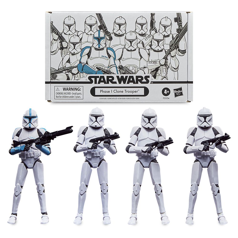 Star Wars: The Vintage Collection Phase I Clone Trooper Action Figure Set by Hasbro