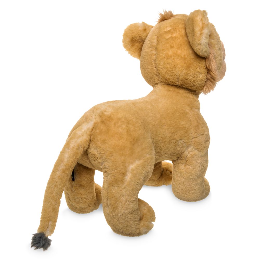 talking simba plush toy